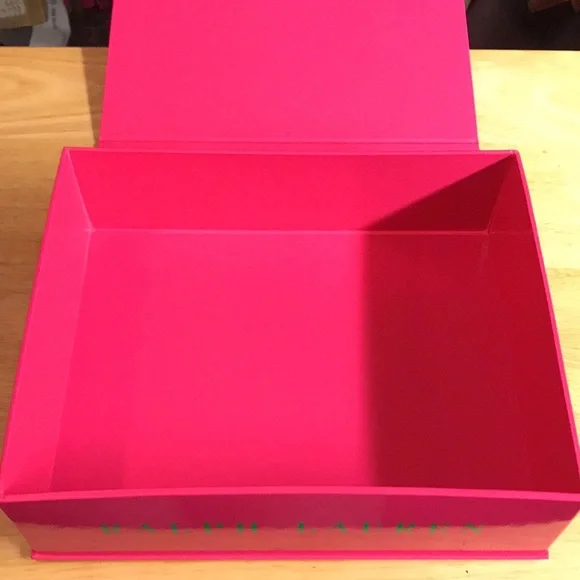 COPY - Pink Ralph Lauren Polo Gift/Storage Box - New - Picture 3 of 6